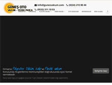 Tablet Screenshot of gunesvakum.com